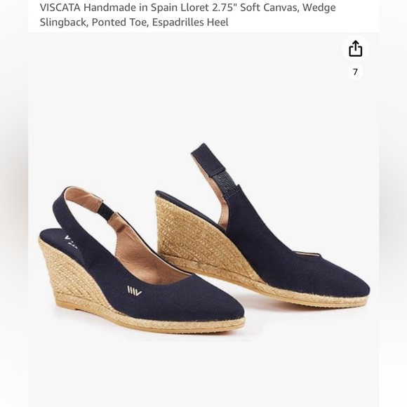 VISCATA Barcelona Shoes - VISCATA BARCELONA Lloret wedge slingback black espadrilles